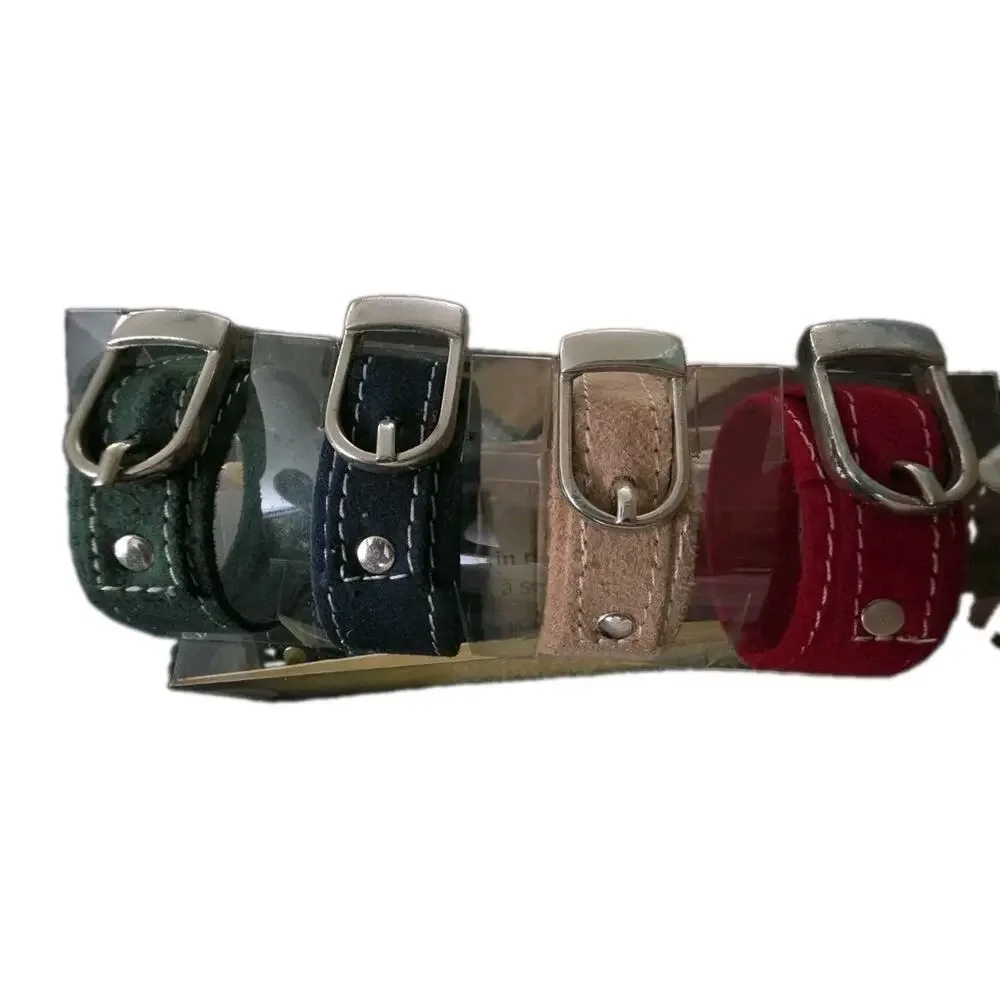 2 NIB Pier 1 Imports Novelty Watch Band / Belt Napkin Rings SET/4 (8 total)